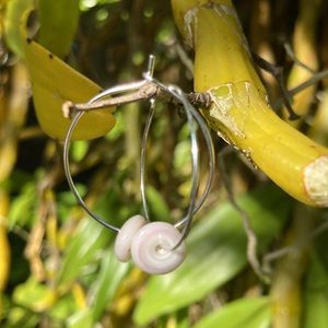 Authentic Hawaiian Puka shell earrings